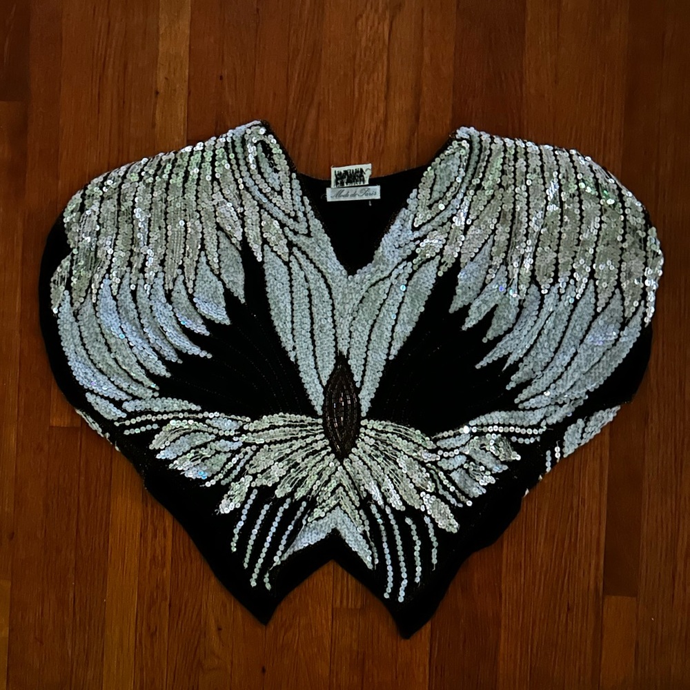 70’s sequen Butterfly Top